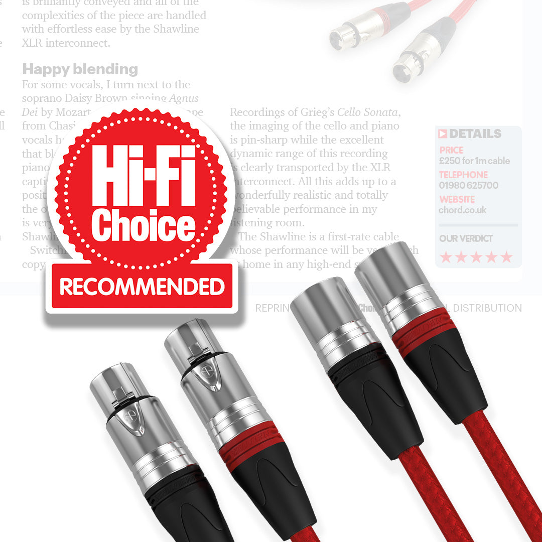 Chord Shawline XLR Interconnect