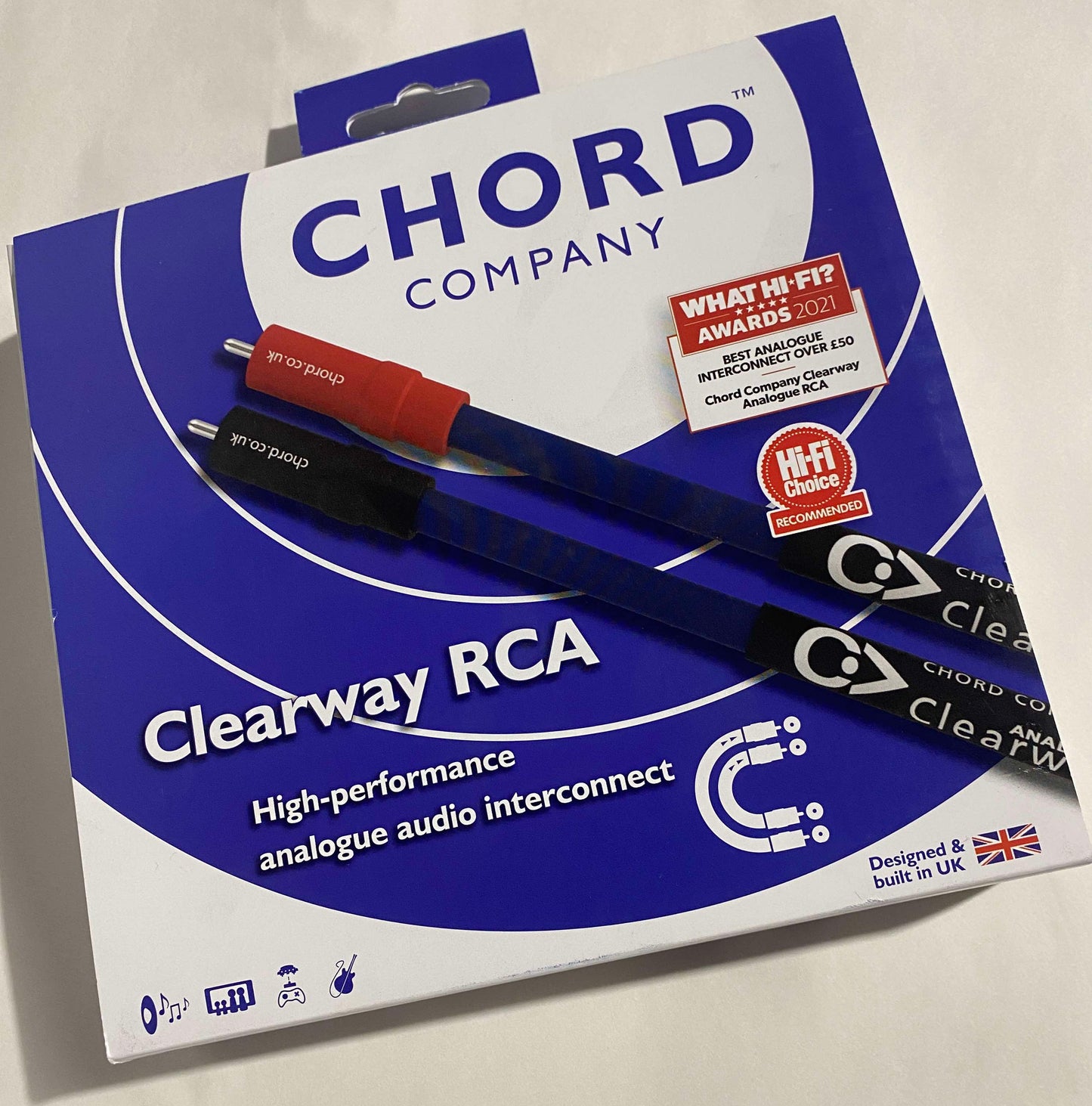Chord Clearway Interconnect 2RCA to 2RCA - Clearance