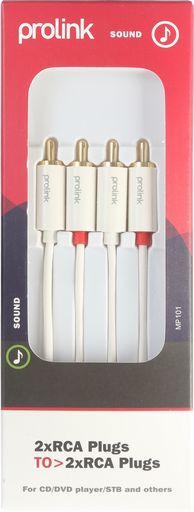Prolink Interconnect Stereo RCA 2M