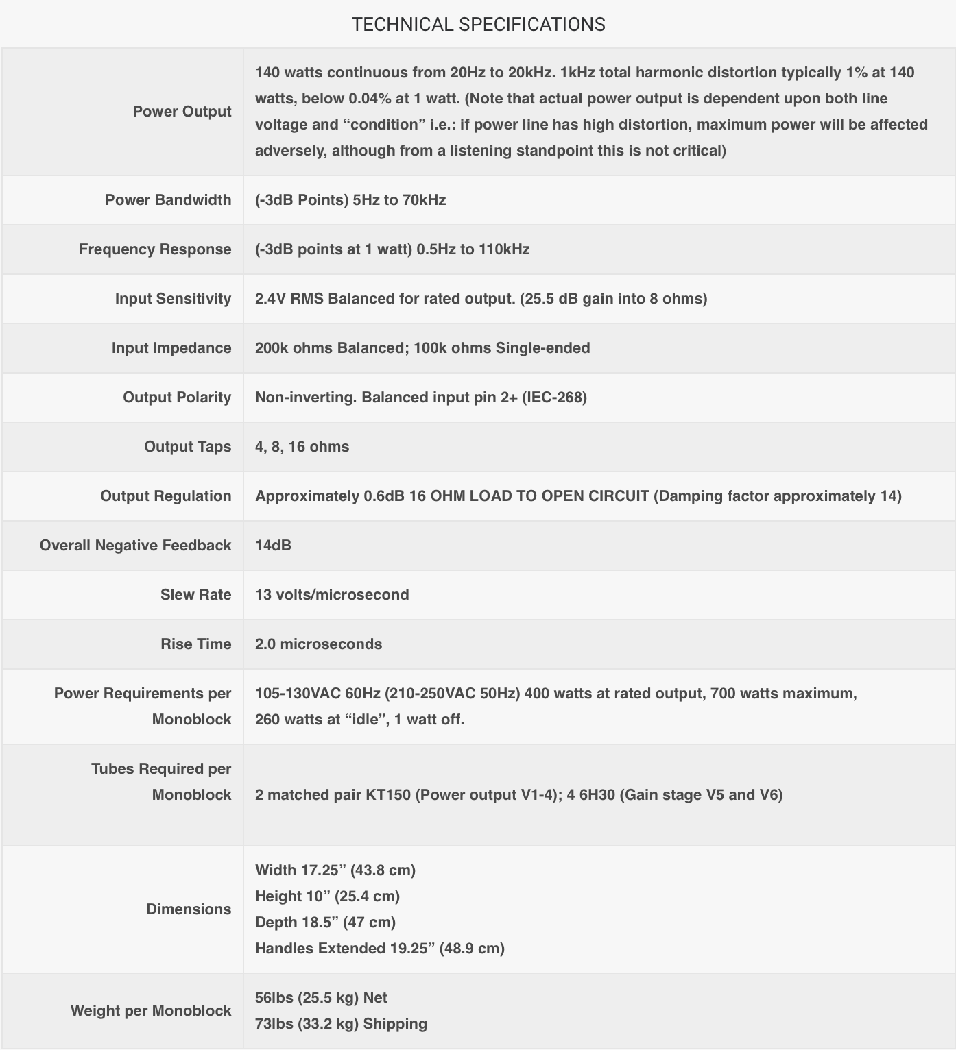 Audio Research REF160M MkII