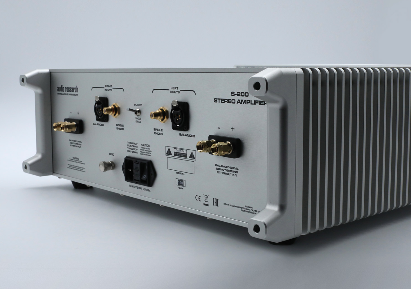 Audio Research S-200 Solid State Stereo Power Amplifier