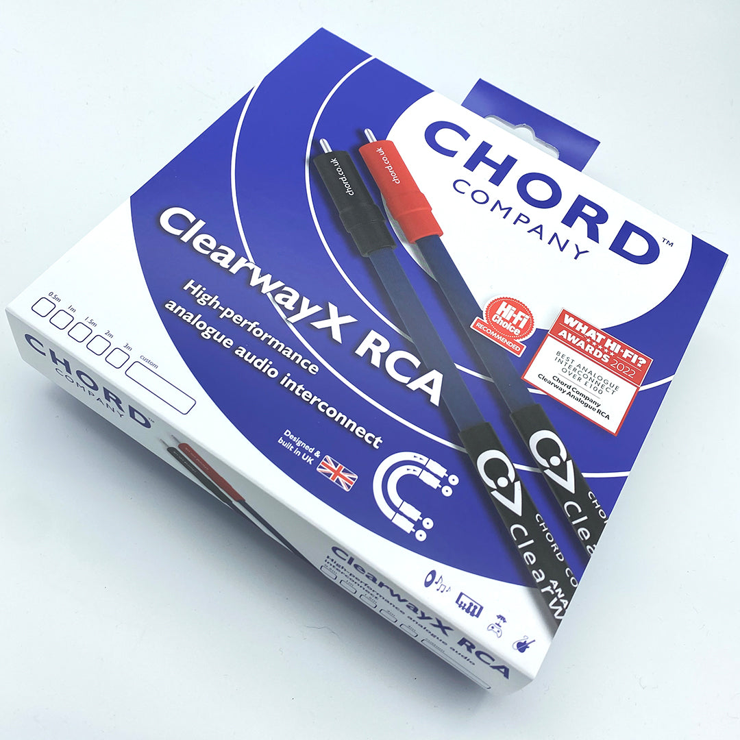 Chord ClearwayX Array Interconnect 2RCA to 2RCA