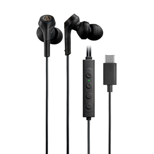 Audio Technica ATH CKS330NC Noise Cancelling Wired Earphones