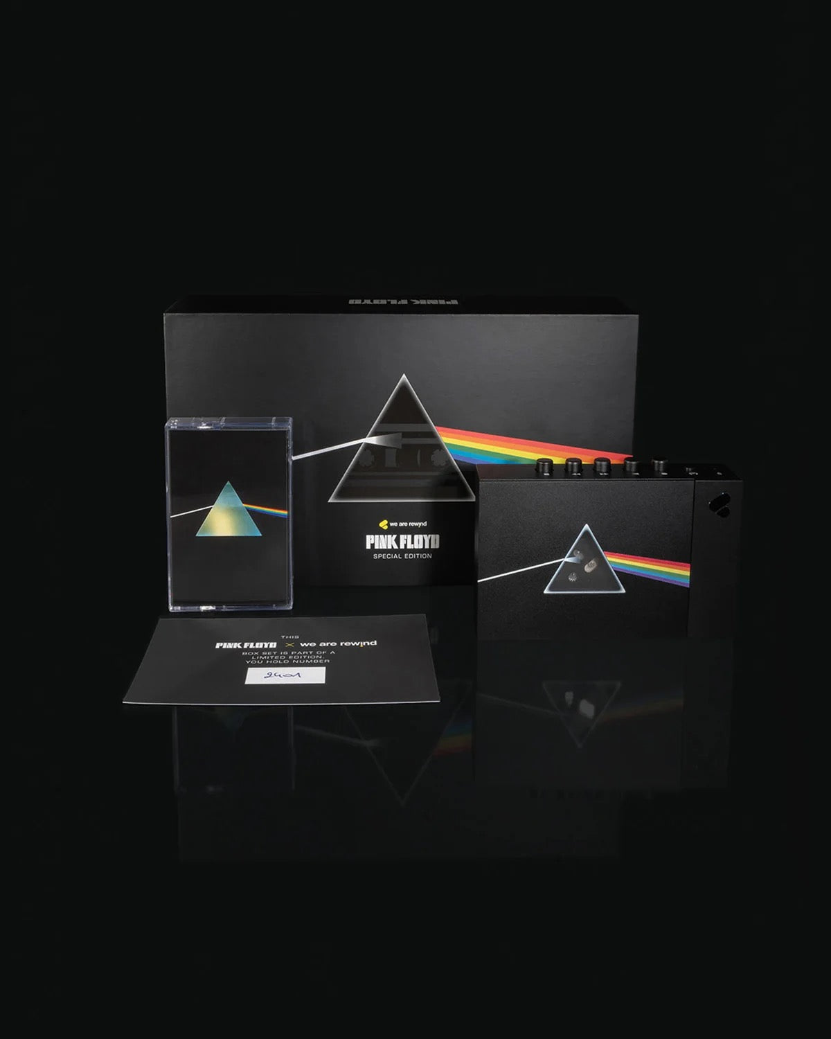 We Are Rewind X Pink Floyd Cassette Player Collectors Boxset