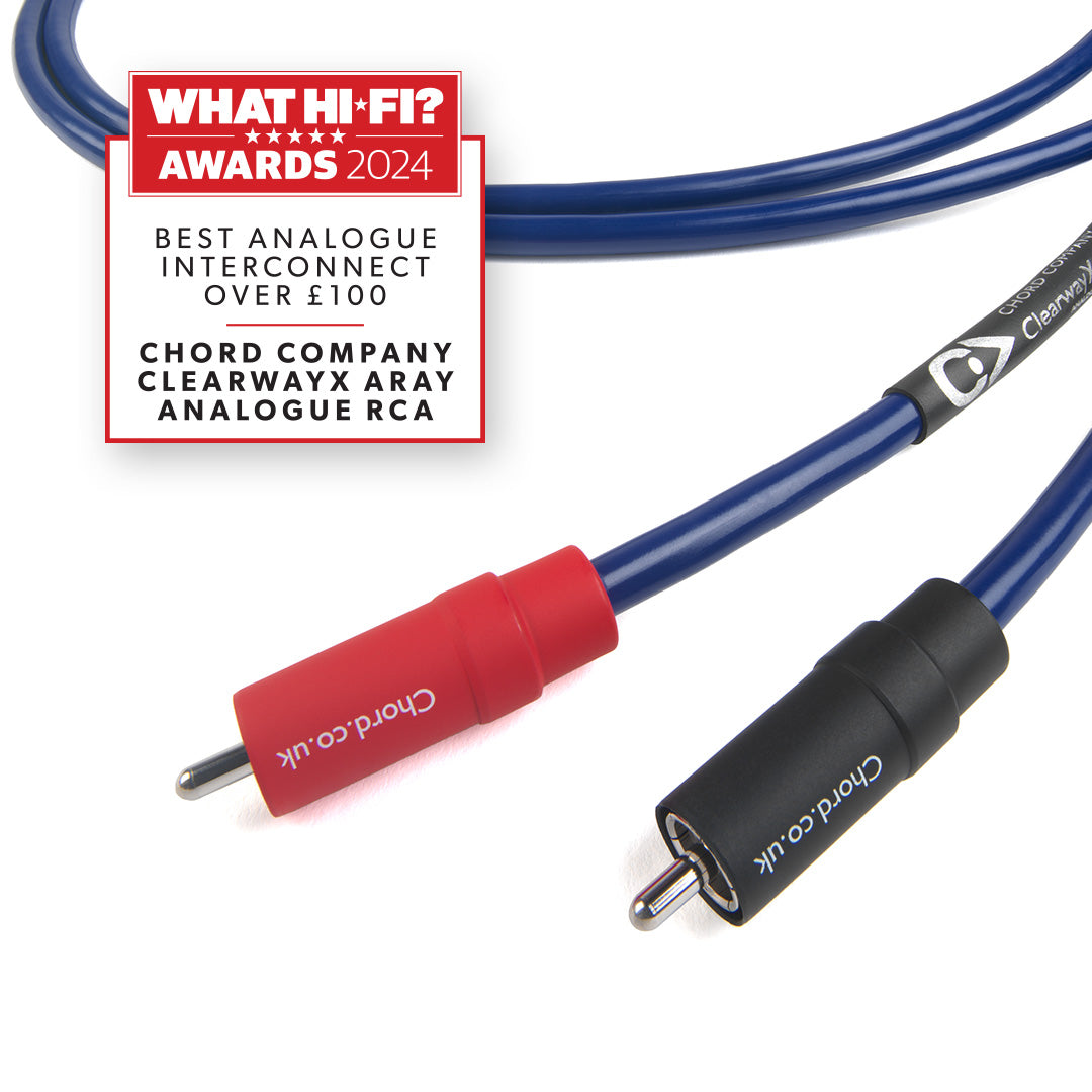 Chord ClearwayX Array Interconnect 2RCA to 2RCA – The Audio Room